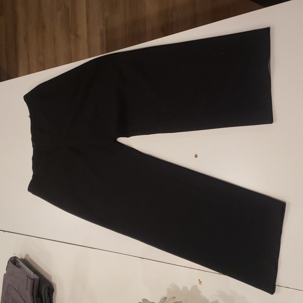Black dress pants.